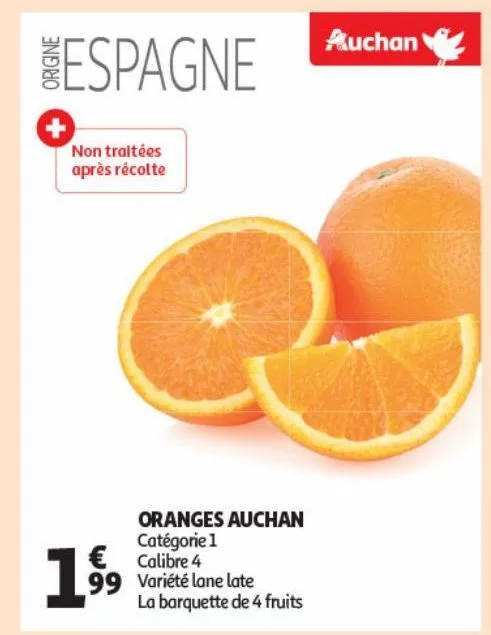oranges auchan