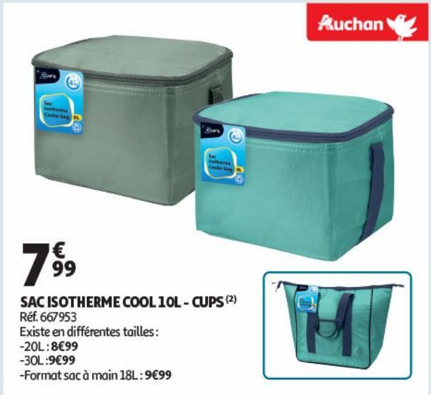 SAC ISOTHERME COOL 10L - CUPS