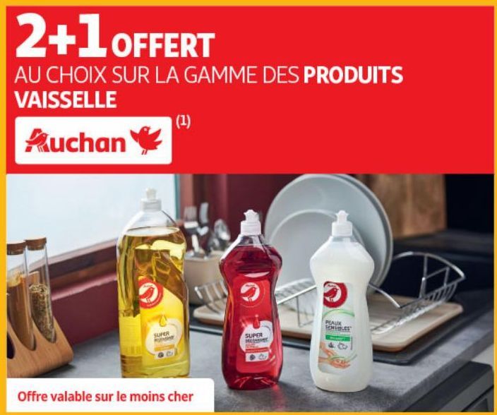 liquide vaisselleLA GAMME DES PRODUITS VAISSELLE Auchan