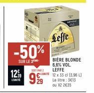 bière blonde Leffe