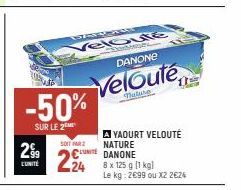 yaourt nature Danone