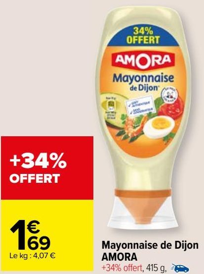 Mayonnaise de Dijon AMORA 