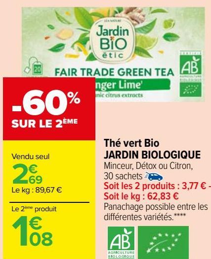 The vert Bio JARDIN BIOLOGIQUE 