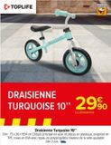 Draisienne Turquoise 10''  offre à 29,9€ sur Carrefour Market