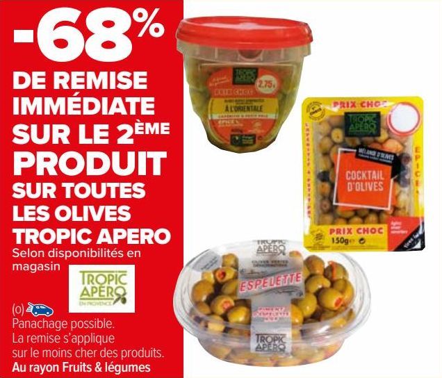 SUR TOUTES LES OLIVE TROPIC APERO 