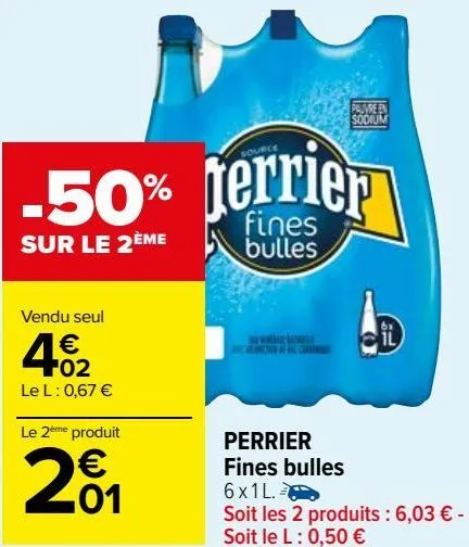 perrier fines bulles 