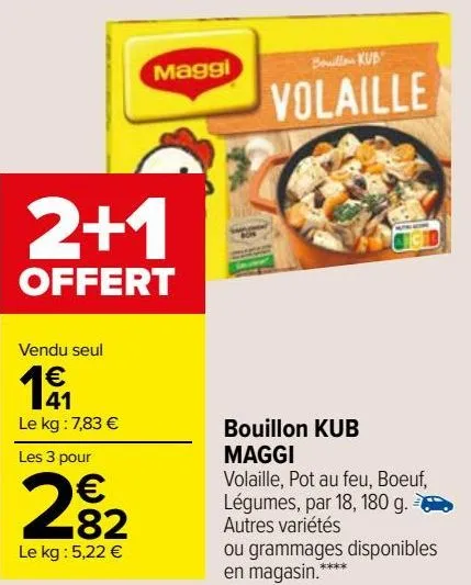 bouillon kub maggi