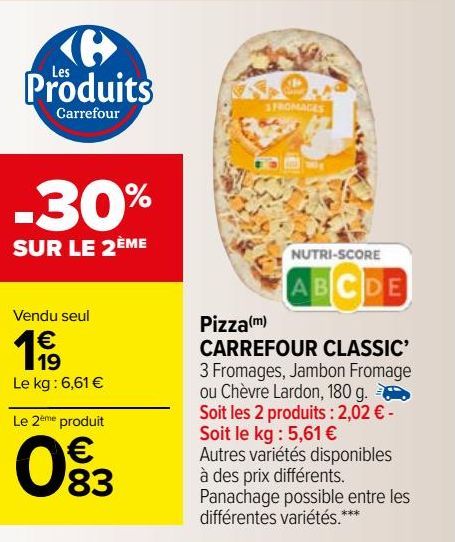 Pizza CARREFOUR CLASSIC'