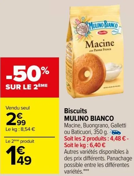 biscuits mulino bianco 