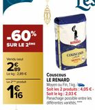 Couscous LE RENARD offre à 2,89€ sur Carrefour Market