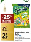 Bonbon piquant halal SAMIA  offre à 2,61€ sur Carrefour Market