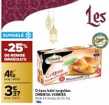 Crepes halal surgelées ORIENTAL VIANDES offre à 3,37€ sur Carrefour Market