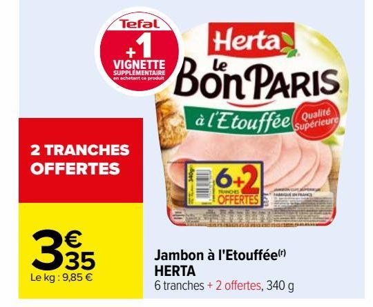 jambon a l`Etouffee Herta