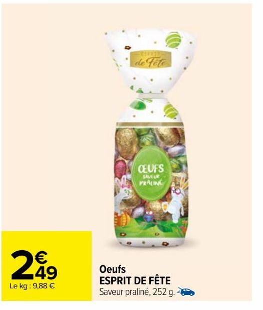 oeufs ESPIRIT DE FETE