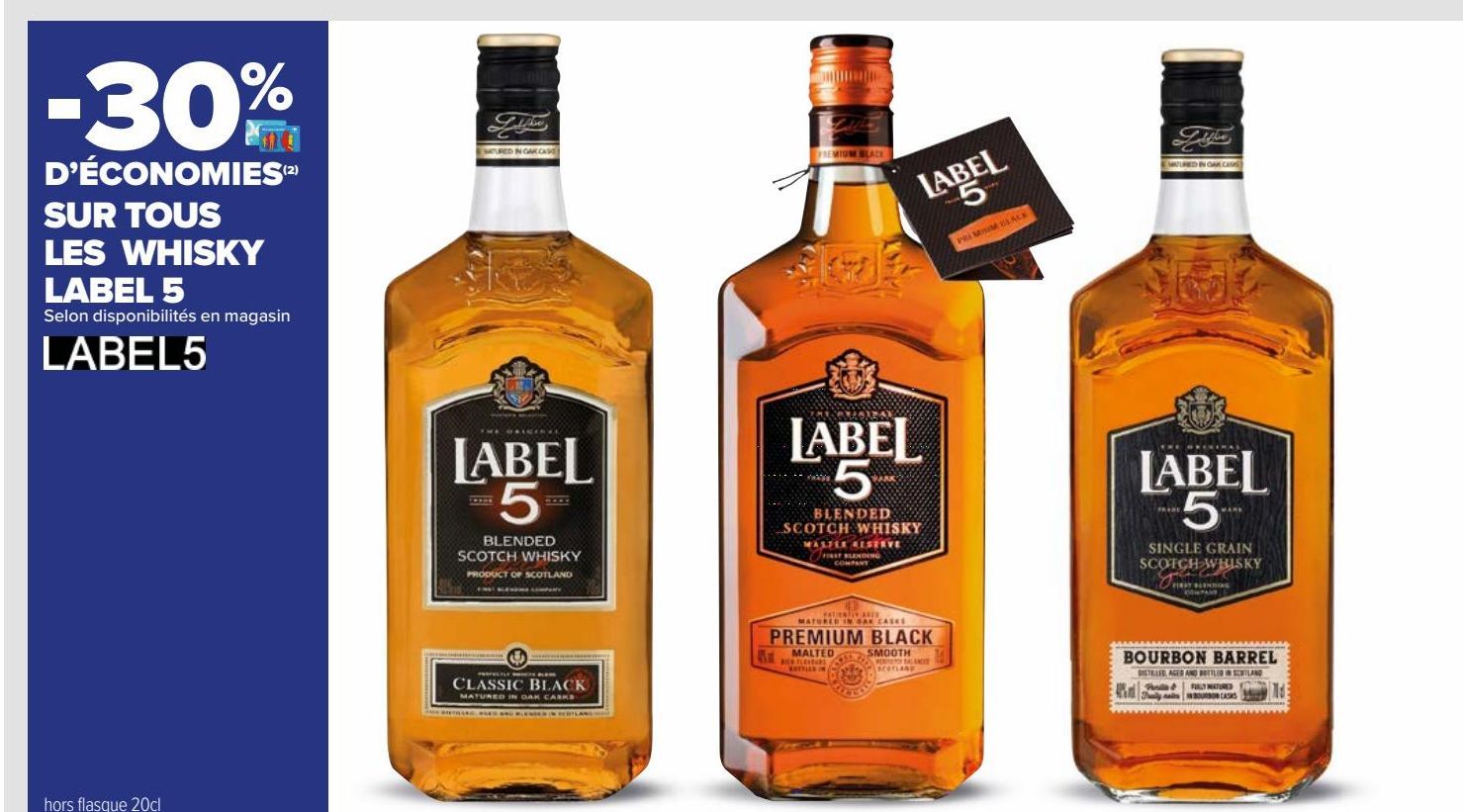 Tous whisky Label 5