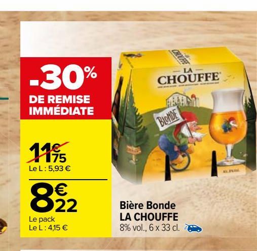 Biere Bonde LA CHOUFFE