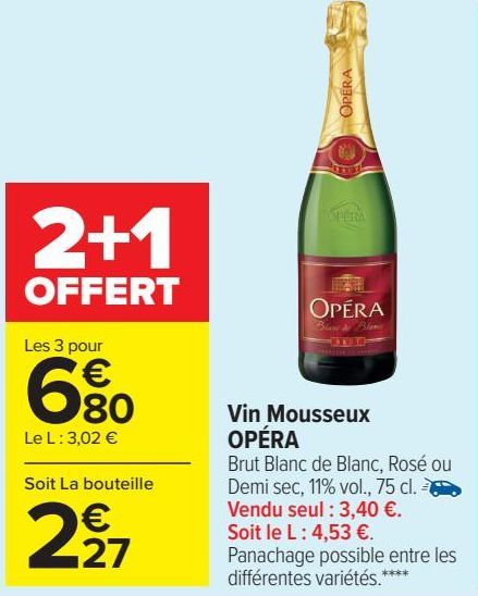 Vin Mousseux OPÉRA