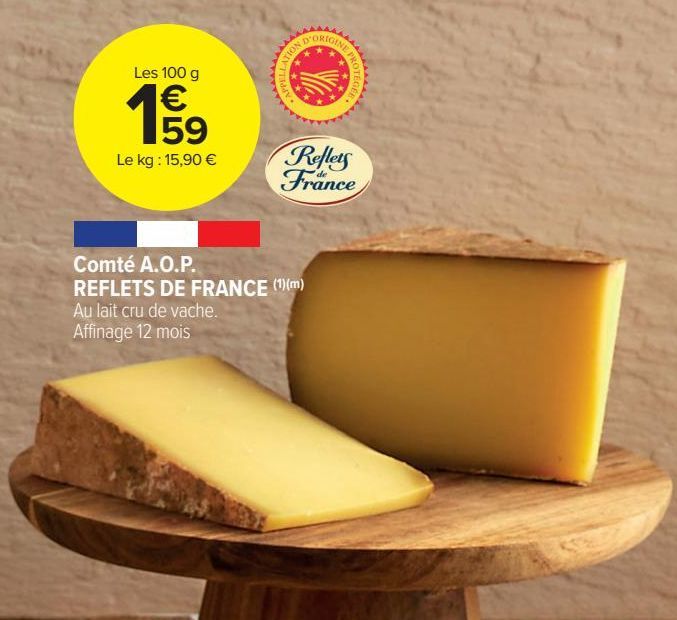 Comté A.O.P. REFLETS DE RANCE