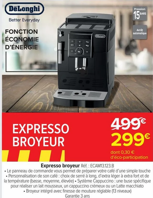 expresso broyeur