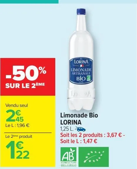 limonade bio lorina