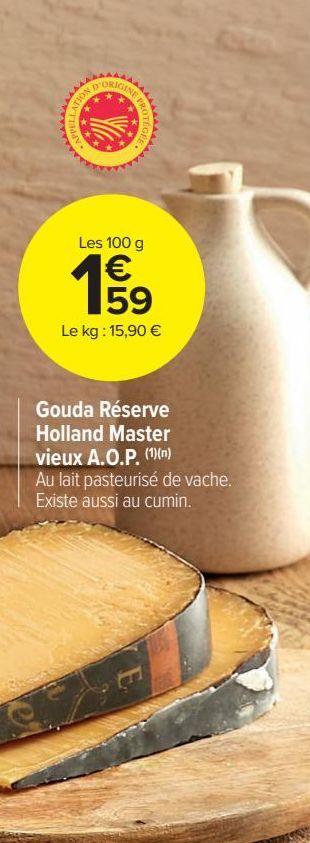 Gouda Réserve Holland Master vieux A.O.P.