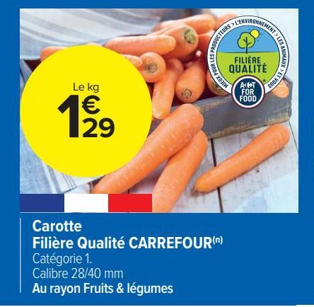 Carotte Filière Qualité CARREFOUR