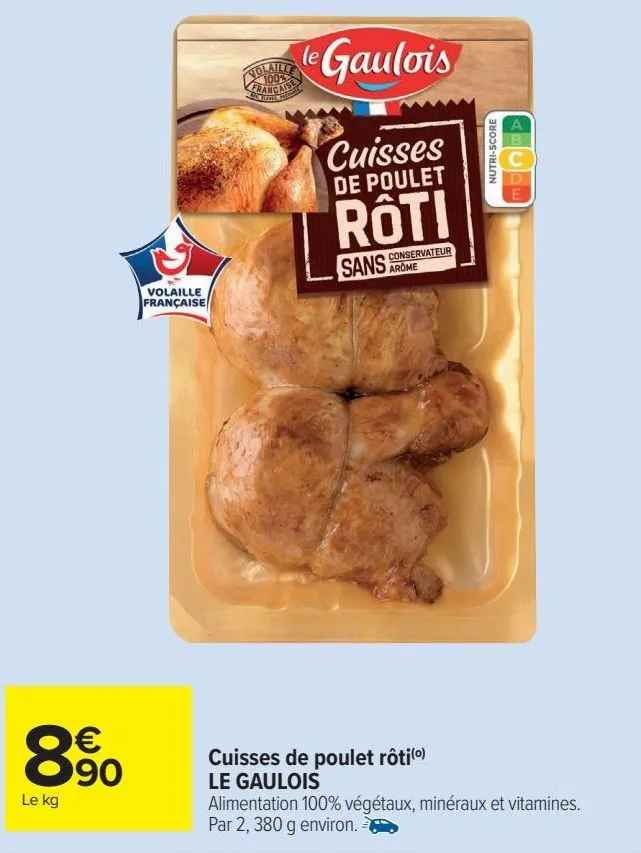 cuisses de poulet rôti le gaulois