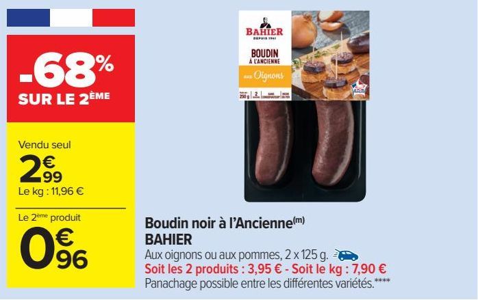 Boudin noir à l'Ancienne BAHIER