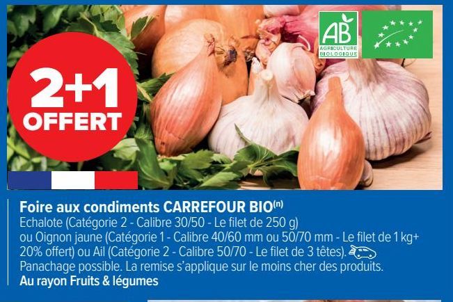 Foire aux condiments CARREFOUR BIO