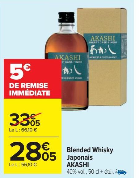 Blended Whisky Japonais AKASHI