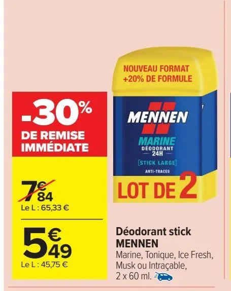 déodorant stick mennen