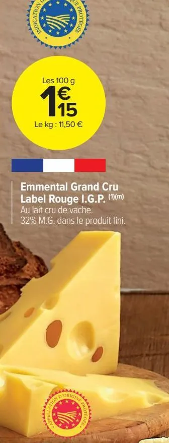 emmental grand cru label rouge i.g.p.