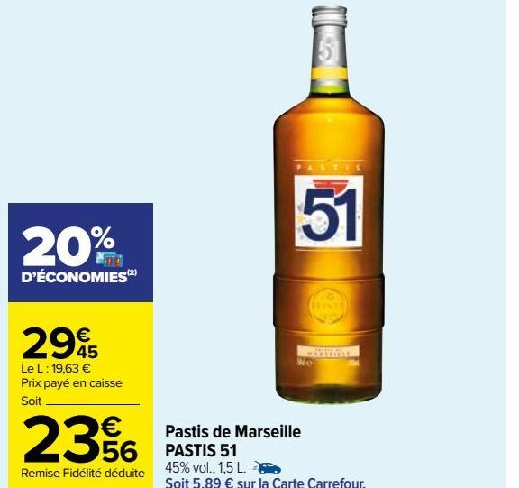 Pastis de Marseille PASTIS 51