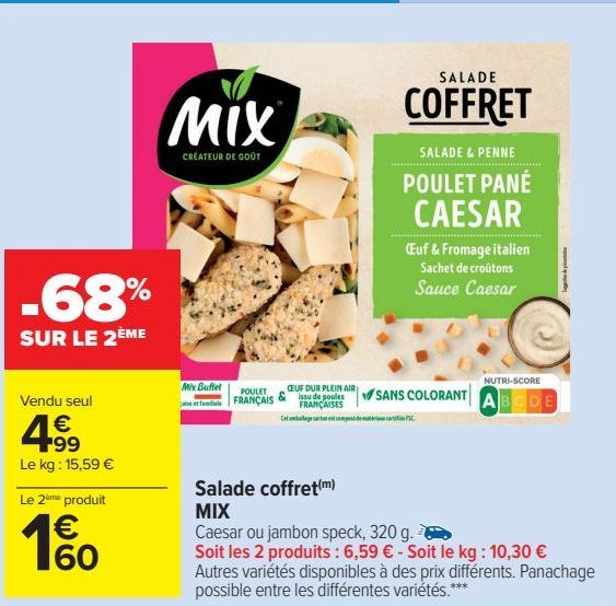 Salade coffret MIX