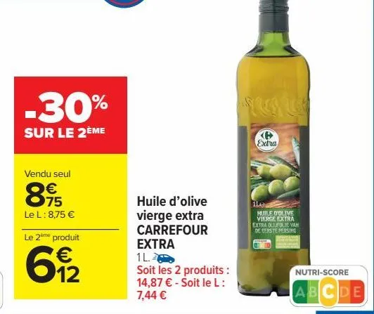 huile d'olive vierge extra carrefour extra