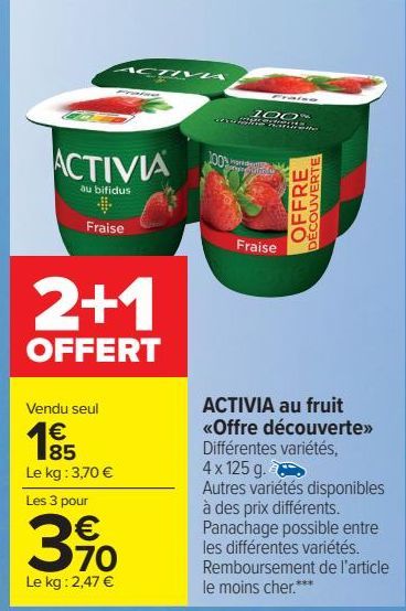 ACTIVIA au fruit <Offre découverte>