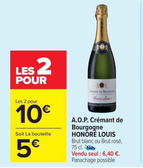 A.O.P. Crémant de Bourgogne HONORÉ LOUIS