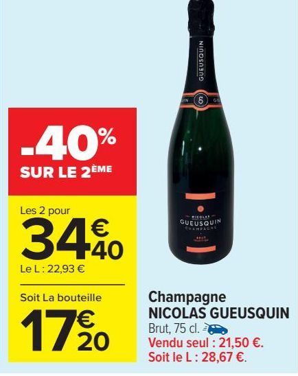 Champagne NICOLAS GUEUSQUIN