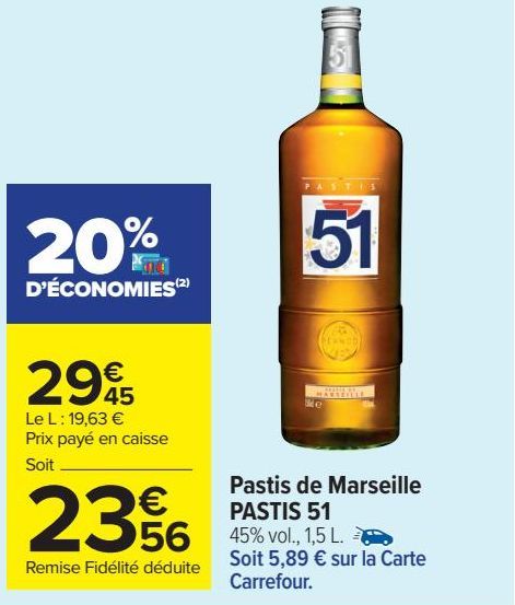 Pastis de Marseille PASTIS 51