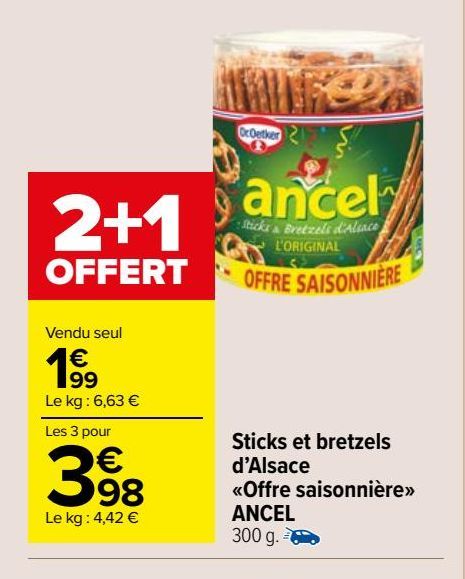 Sticks et bretzels d'Alsace <Offre saisonnière>ANCEL