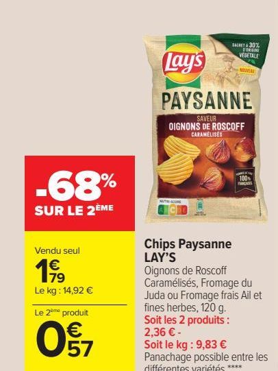 Chips Paysanne LAY'S