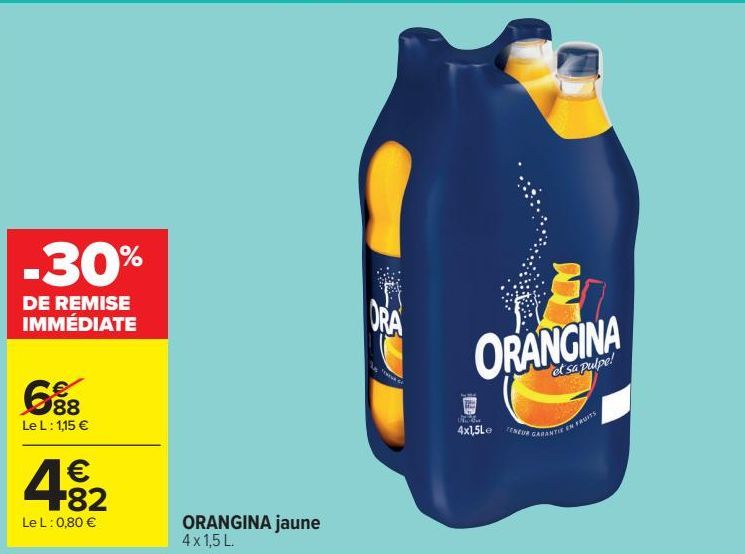 ORANGINA jaune