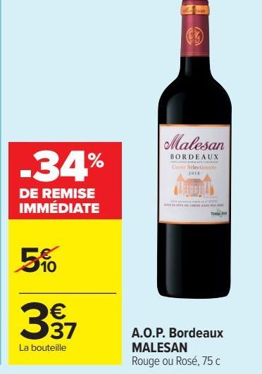 A.O.P. Bordeaux MALESAN