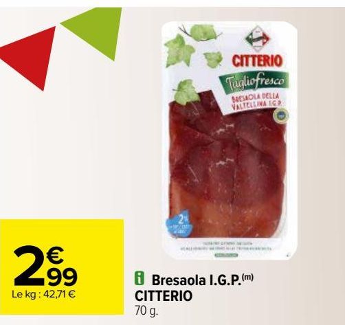 Bresaola I.G.P CITTERIO 