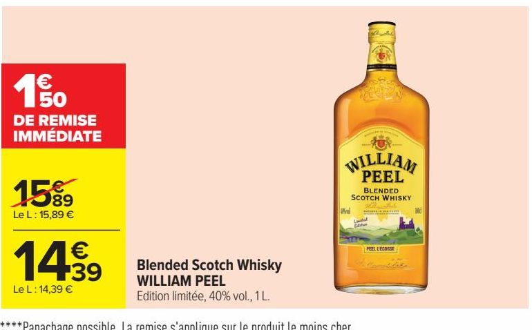 Blended Scotch Whisky  WILLIAM PEEL 