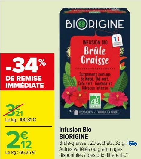 Infusion Bio BIORIGINE 