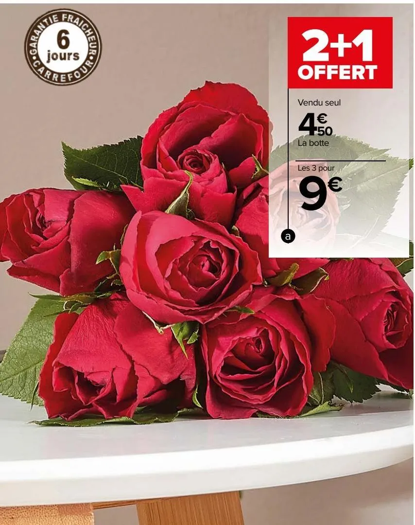 bouquet de 7 roses 