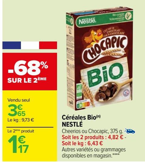 Céréales Bio Nestlé