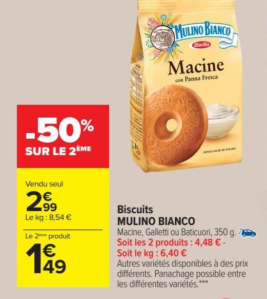 Biscuits MULINO BIANCO