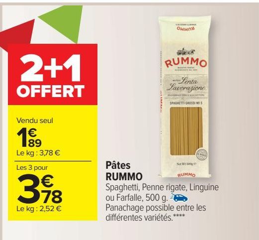 Pâtes RUMMO